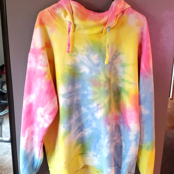 Current Mood Tops - Current Mood Tie Dye Hoodie
